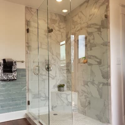 custom nero shower enclosure